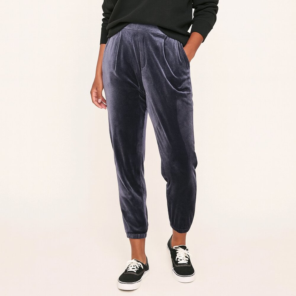 Gap blue True velvet joggers, gold, and blue 2 pairs
